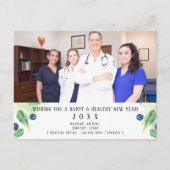 Gezond nieuwjaar briefkaart (Voorkant)