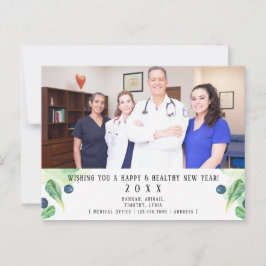 Gezond nieuwjaar briefkaart