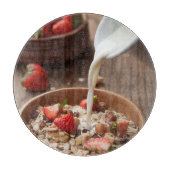 Gezond ontbijt snijplank (Voorkant)