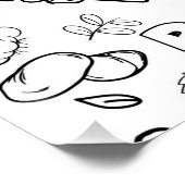 Gezond Sterk en Macht Kleurend Poster Perfect Poster (Hoek)