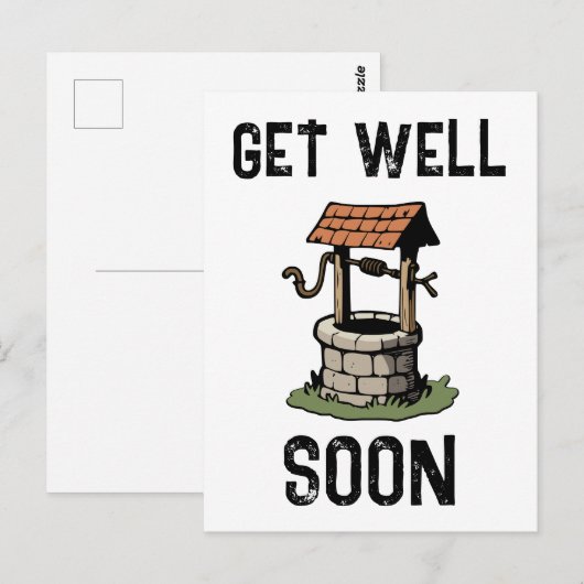 Gezond worden briefkaart (Voorkant / Achterkant)