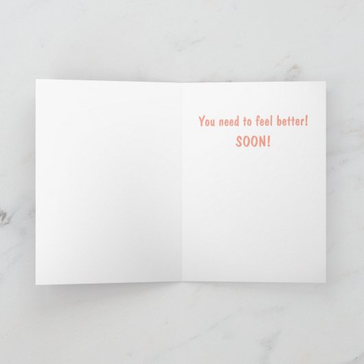 Gezond Worden Chagrijnige Ongeduldige Kat Kaart (Binnen)