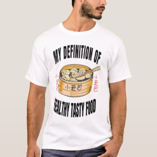 Gezond Yummy Xiaolongbao Mannen Wit T-shirt