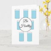 Gezond zijn: Blank Kaart (Gele Bloem)