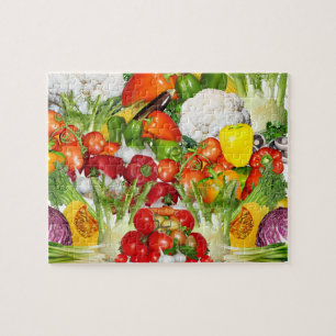 Gezonde Colorful Veggie Selction Legpuzzel