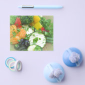 Gezonde eetachtergrond flyer (Enkel)