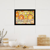 Gezonde eetgewoonten om het Poster van de ziekte t (Keuken)