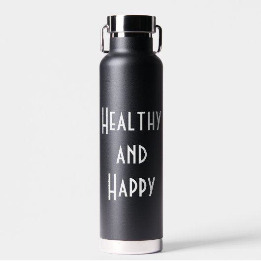 Gezonde en Happy 32oz waterfles (Voorkant)