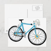 Gezonde fietsen briefkaart (Voorkant / Achterkant)