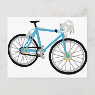 Gezonde fietsen briefkaart