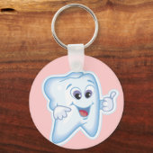 Gezonde Happy Tooth Sleutelhanger (Voorkant)