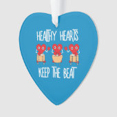 Gezonde harten ornament (voorkant)