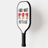 Gezonde harten pickleball paddle (Links)