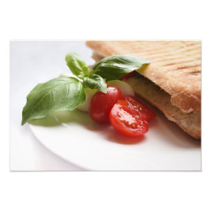 Gezonde Italiaanse foto's van voedselfoto's Foto Afdruk
