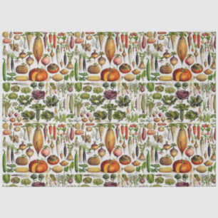 Gezonde levende groenten tissuepapier