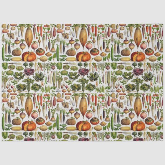 Gezonde levende groenten tissuepapier (Voorkant)