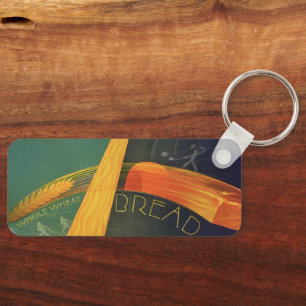  gezonde levensmiddelen, volkorenbrood sleutelhanger