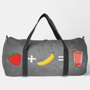 Gezonde levensstijl ontwerp plunjezak