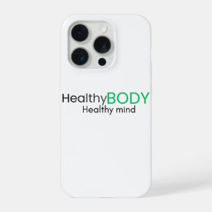 Gezonde Lichaam Gezonde Geest Hoesje Fitness Mot iPhone 15 Pro Hoesje