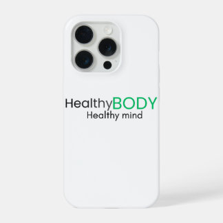 Gezonde Lichaam Gezonde Geest Hoesje | Fitness Mot iPhone 15 Pro Hoesje