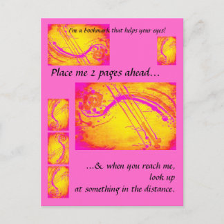 Gezonde ogen - bladwijzer voor lezers briefkaart