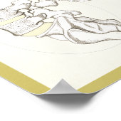 Gezonde ruggengraat, sterk lichamelijk Poster (Hoek)