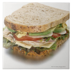 Gezonde sandwich tegeltje