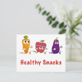 Gezonde Snacks Briefkaart (Staand voorkant)
