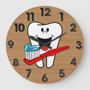 Gezonde tand grote klok