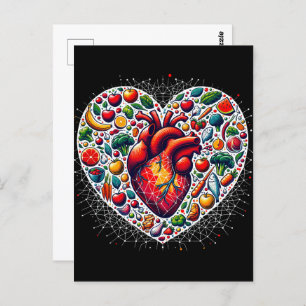 Gezonde voeding, Postcrossing Briefkaart