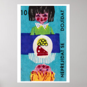 Gezonde voeding voor kinderen - Matchbox Print - E