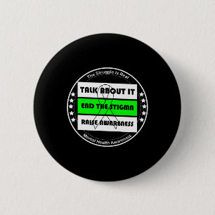 Gezondheid Bewustzijn Geestelijke Gezondheid Autis Ronde Button 5,7 Cm