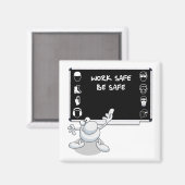 Gezondheid en veiligheid magneet (Voorkant / Achterkant)