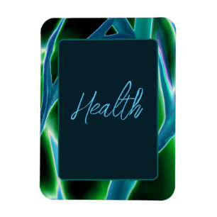 "Gezondheid" Floral Flexible Photo Magnet Magneet