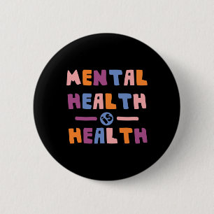 Gezondheid is gezondheid Nationale Bewustmakingsma Ronde Button 5,7 Cm