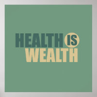 Gezondheid is rijkdom