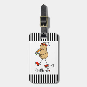Gezondheid Nut T-shirts en cadeaus Bagagelabel