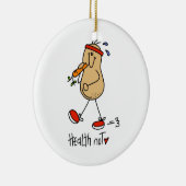 Gezondheid Nut T-shirts en cadeaus Keramisch Ornament (Rechts)