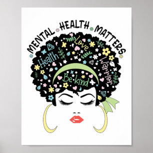 Gezondheid Problemen Geestelijke Gezondheid Bewust Poster