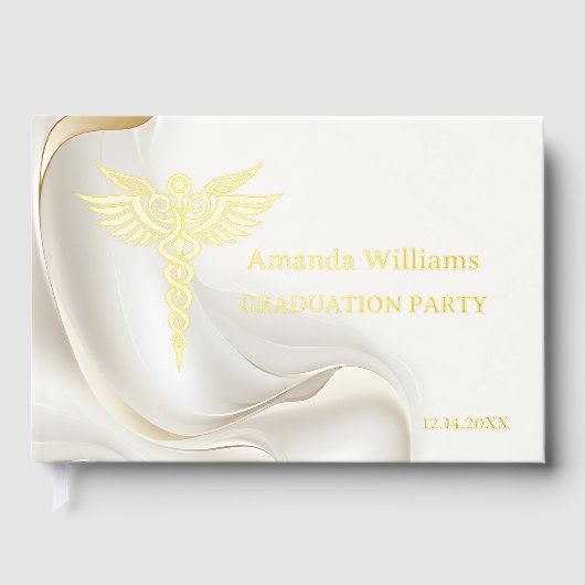 Gezondheid Professioneel Afstuderen Foto Echte Fol Gastenboek (Voorkant)