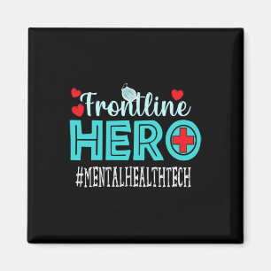 Gezondheid Tech Frontline Hero Workers Vrouwen Magneet