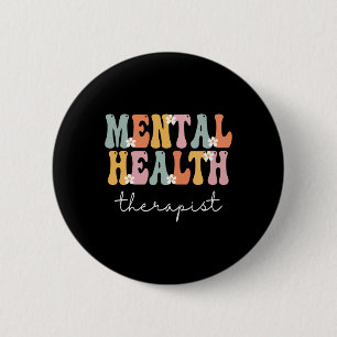 Gezondheid Therapeut Week Groovy Waardering Dag Vr Ronde Button 5,7 Cm