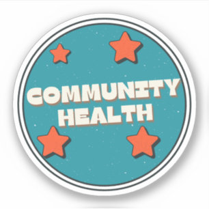 Gezondheid van de gemeenschap sticker