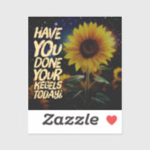 Gezondheid van de vrouw sticker (Vel)