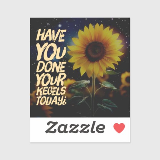 Gezondheid van de vrouw sticker (Vel)