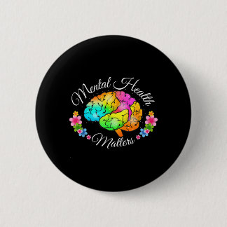 Gezondheid van het brein ronde button 5,7 cm