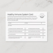 Gezondheid van het immuunsysteem | Verpakking van Visitekaartje (Voorkant)