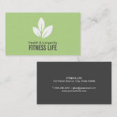 Gezondheid Visitekaartje (Voorkant / Achterkant)