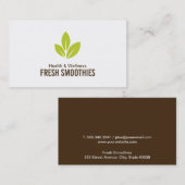 Gezondheid Visitekaartje (Voorkant / Achterkant)