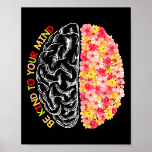 Gezondheid Wees aardig leuk voor je geest Autisme  Poster